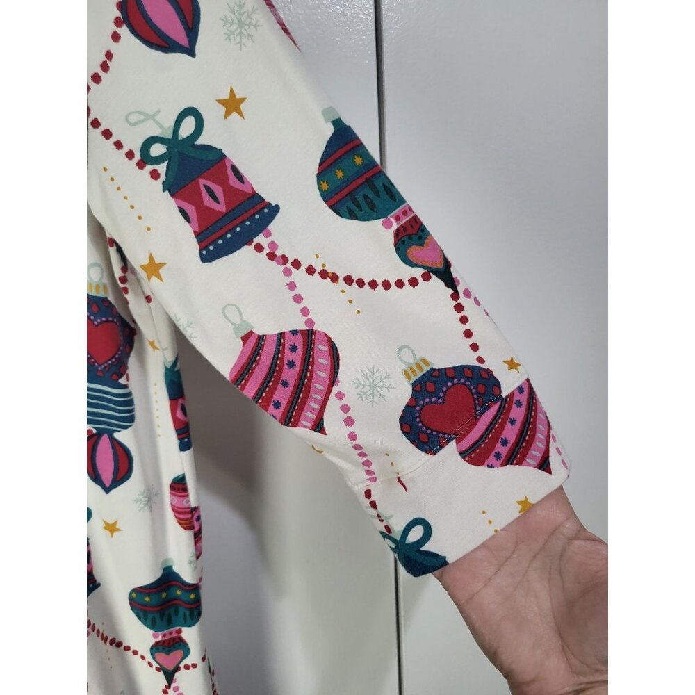 SOMA Women SZ M Soft Scoop Holiday Ornament Nightgown Sleepshirt Playing Hookie - Picture 7 of 7